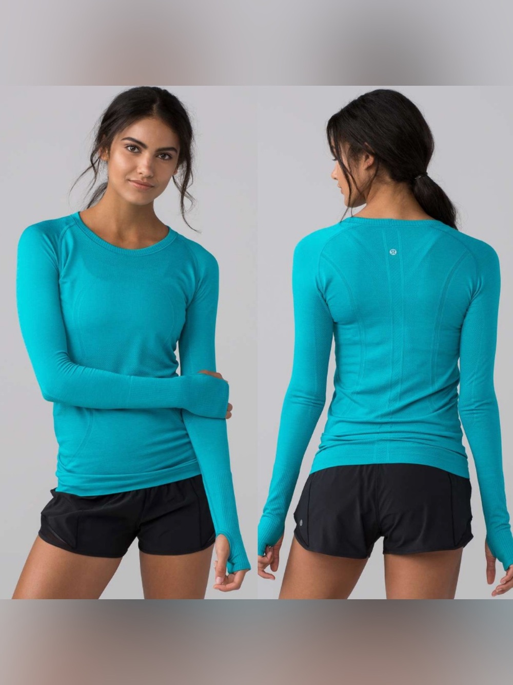 Lululemon Swiftly Tech Long Sleeve Crew Bleacher Blue Size 4 NWT